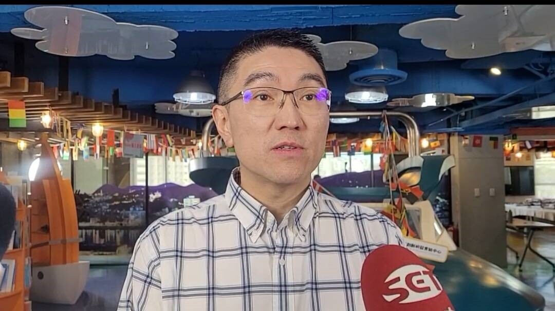 NET登廣告籲為「強盜行為」道歉，謝國樑：釋善意尋和解空間。記者游明煌／攝影 