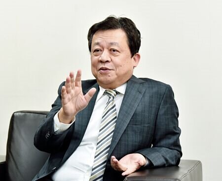 
台肥董事長李孫榮表示，發展「液氨」要天時、地利、人和。圖∕顏謙隆
