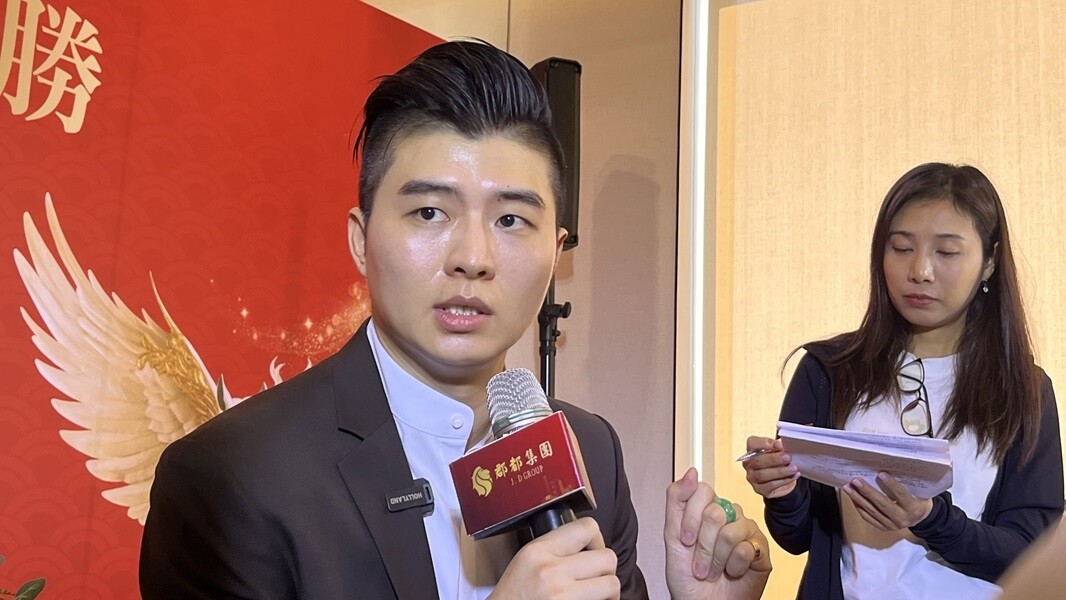 ▼郡都集團董事長唐承笑稱高雄市場就是好。（圖／<a href="https://house.ebc.net.tw/" data-cke-saved-href="https://house.ebc.net.tw/" target="_blank">EBC地產王</a>張琬聆攝）