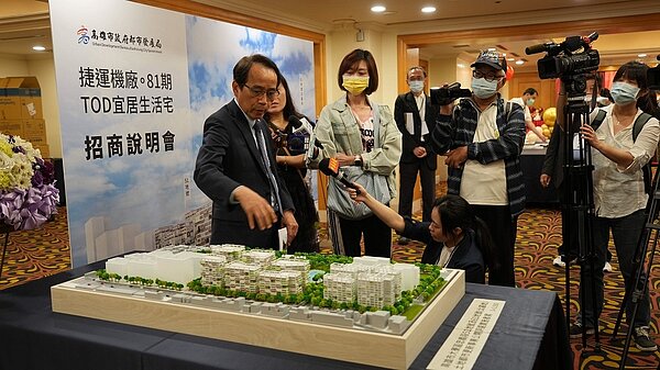 今（22）日上午舉辦招商說明會。圖／都市發展局提供