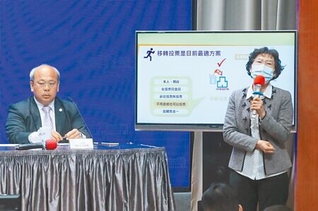 
行政院會22日通過「全國性公民投票不在籍投票法」草案，擬採移轉投票方式實施不在籍投票，將函請立院審議。（陳君瑋攝）
