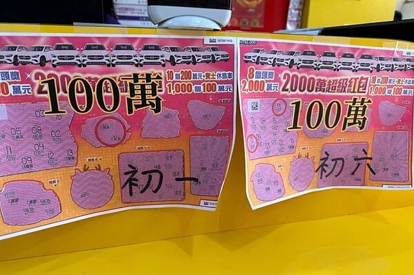 新竹市經國路一間彩券行連續在過年期間開出四張百萬元彩券,店負責人笑稱餵食麻雀帶來的好運。圖/黃至德提供