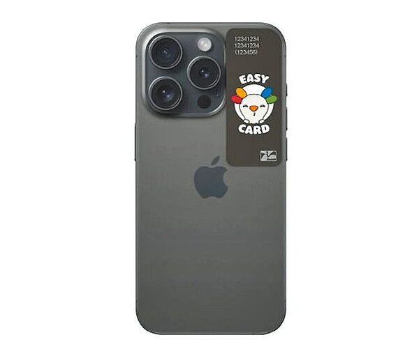 悠遊卡公司目前正在開發手機專用的貼紙悠遊卡,拿手機就可搭乘大眾運輸工具及消費。圖為貼紙悠遊卡示意圖,非正式發行卡面。圖/悠遊卡公司提供