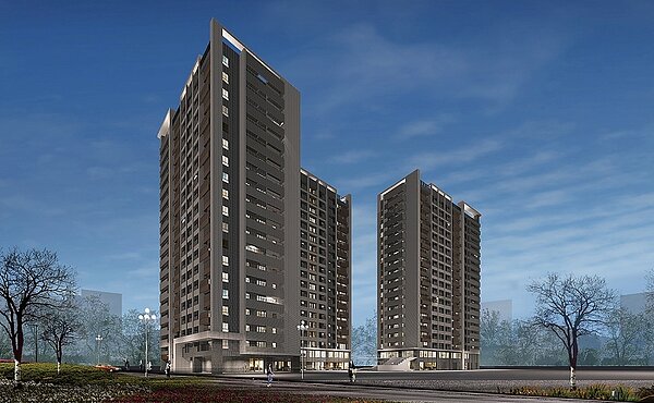 「芝山安居」社會住宅預計118年完工，基地位於陽明山腳下，步行5分鐘即抵達芝山捷運站，周邊生活機能與交通條件優。圖／國家住都中心提供