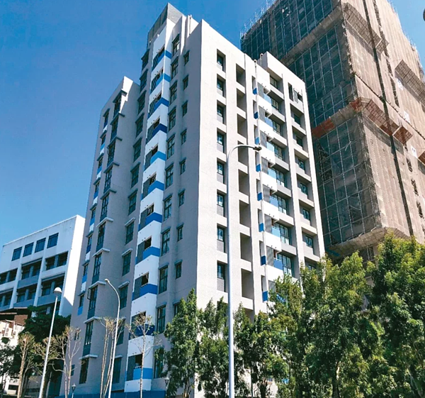 土城永和段青年社宅外觀。圖/新北城鄉局提供