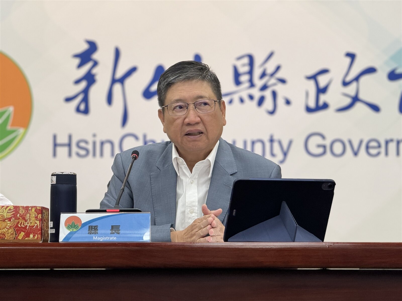 新竹縣長楊文科。圖/聯合報系資料照片