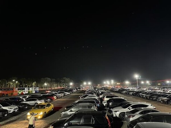 高鐵燈區H1停車場。圖/台南市政府提供