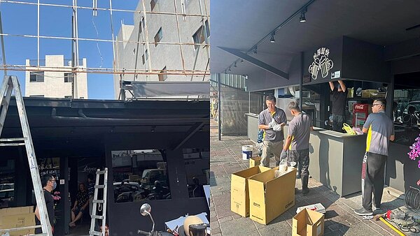 「超派炸雞-台南林森店」因為違建遭檢舉,日前自行拆除並且宣布結束營業。圖/截自業者臉書