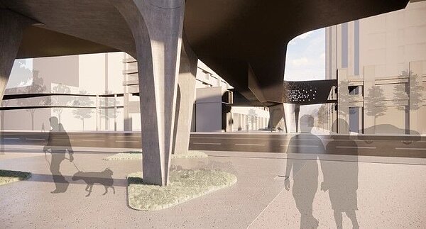 關埔空橋都市景觀準則審議通過。圖/新竹市都發處提供