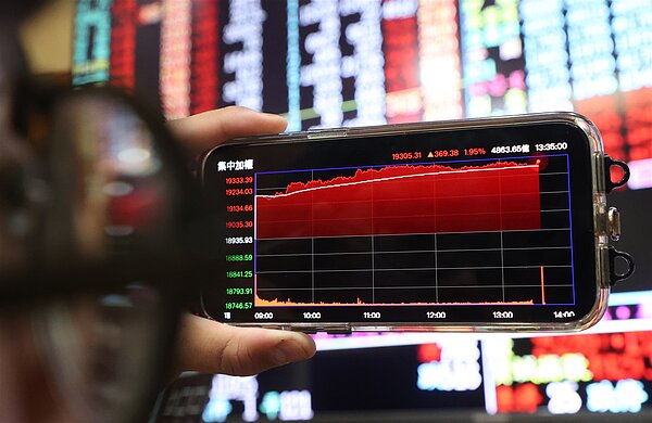 台股示意圖。記者陳正興／攝影 