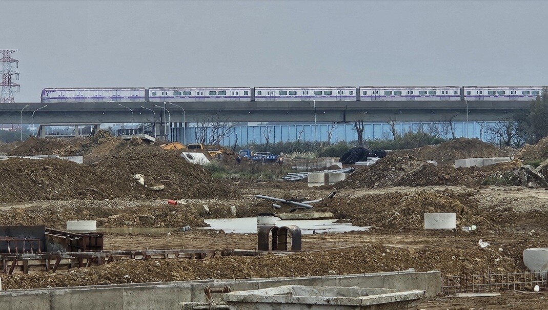 桃園航空城開發計畫發生參加配地要重建家園的長者，變成老農津貼或老年年金排富的對象，圖為蘆竹開發區畫面。記者鄭國樑／攝影 