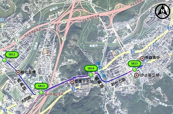 汐東捷運流標。圖／新北市捷運局提供
