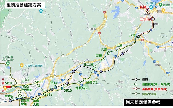汐東線流標房價要變了?「這兩地」新案行情揭露:回到原本抗性 捷運汐東線路線圖。圖/新北工程局提供