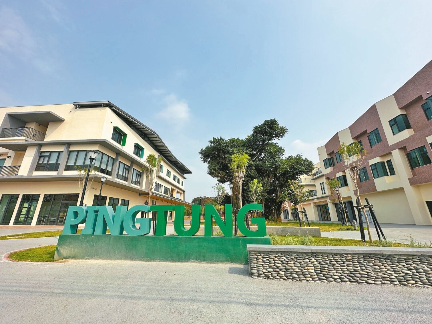 屏東市海豐多層級樂活照顧園區將在4月開幕,提供24小時住宿機構、失智門診與失智照顧教研中心。記者劉星君/攝影