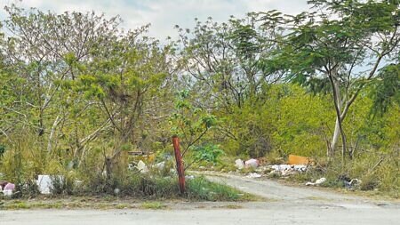 台東市南島大道再現垃圾亂象,民怨四起,環保局將重新列管並重啟鷹眼監控。(蕭嘉蕙攝)