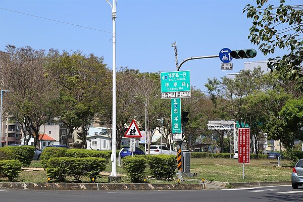 台18線原起點在忠孝路、博東路口。圖/交通處、觀光新聞處提供