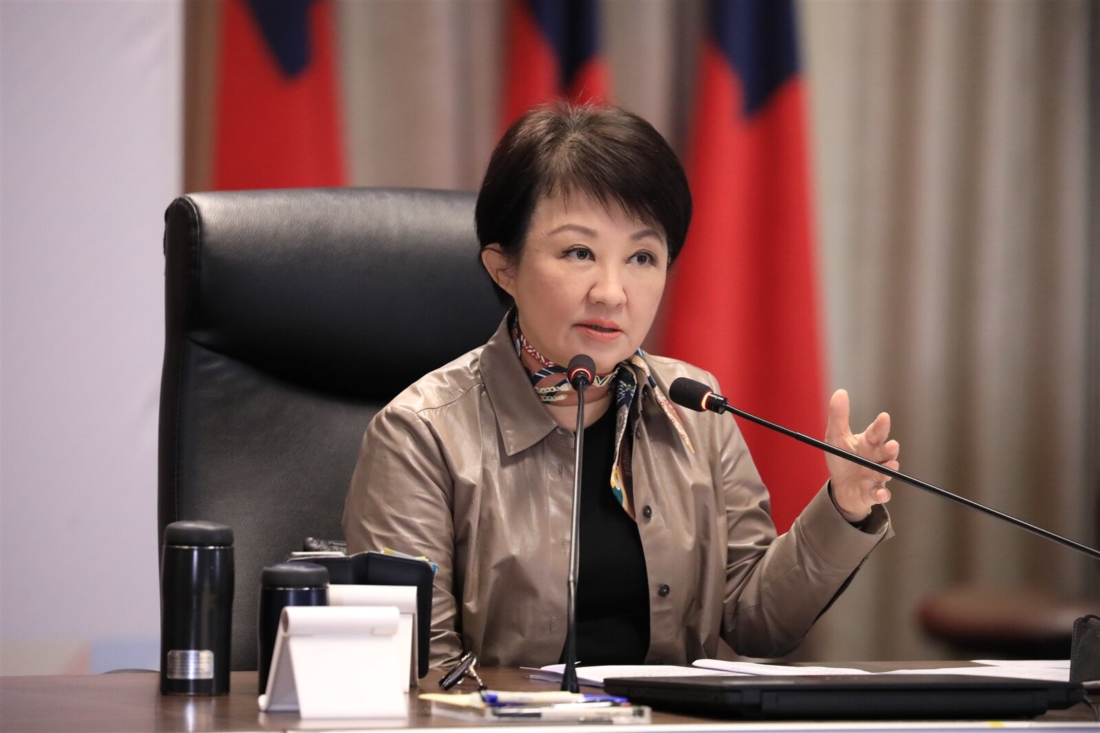 盧秀燕宣布,台中人口達285萬開始倒數,市府準備10萬大禮,迎接幸運兒。記者陳秋雲/攝影