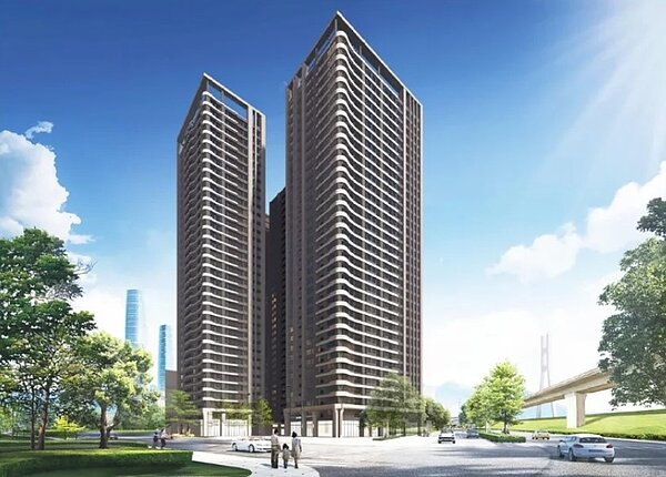 新北永和大陳更新單元5改建後示意圖。圖/新北市都更處提供