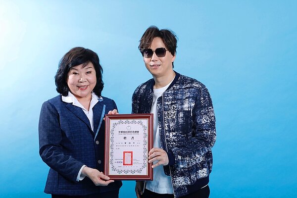 歌王蕭煌奇擔任中華帕拉林匹克總會親善大使。圖／中華帕拉林匹克總會提供