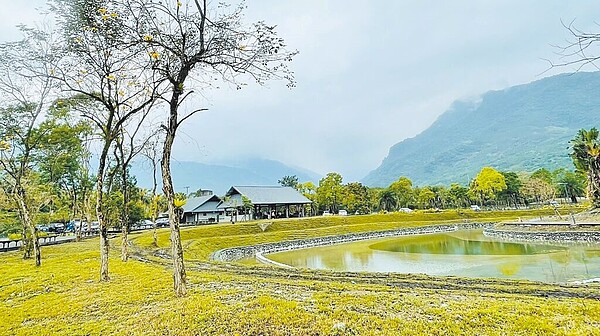 閒置多年的花蓮鳳林遊憩區，將其轉型為露營園區。（花東縱谷國家風景區管理處提供／羅亦晽花蓮傳真）