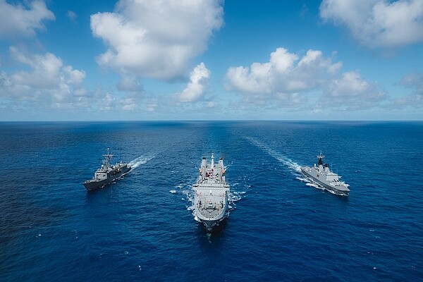 海軍新一代兵力軍艦「磐石軍艦」、「成功軍艦」及「迪化軍艦」，3月22、23日停靠台中港。圖／台中市政府提供