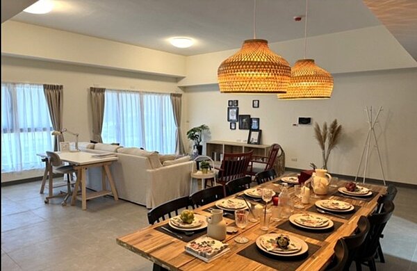 桃園航空城拆遷戶安置住宅實品屋首次曝光。圖／住宅發展處提供