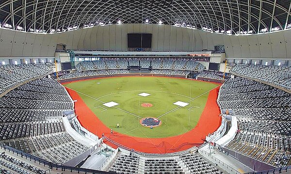 台北大巨蛋通過消防測試,預計11月試營運。(摘自台北市副市長李四川臉書/蔡佩珈台北傳真)