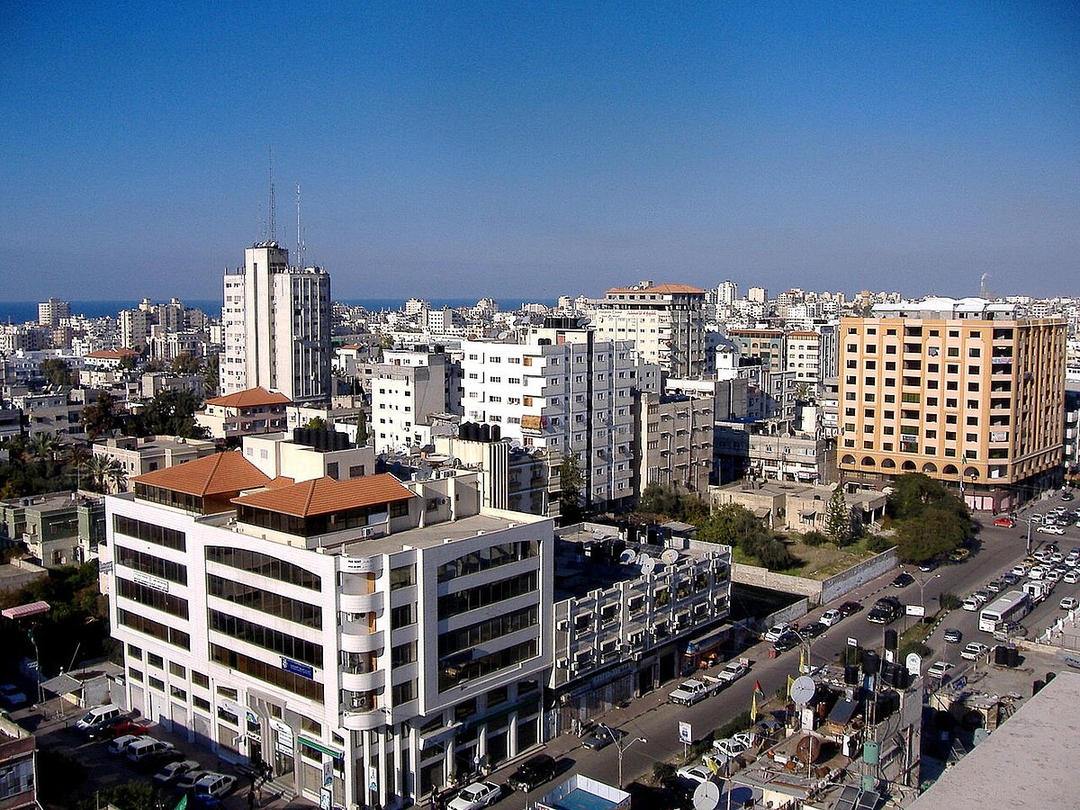 加薩走廊(Gaza Strip)當地時間17日晚間一家醫院遭到空襲,造成至少500人死於爆炸。圖/維基百科