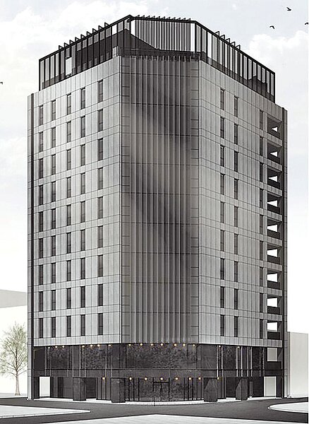 新北市政府2020年協助全球第二大英商洲際酒店集團,在樹林車站開設國際級酒店,未料疫情衝擊,業者決議取消酒店計畫,改規畫商辦大樓。(新北市經發局提供/蔡雯如新北傳真)