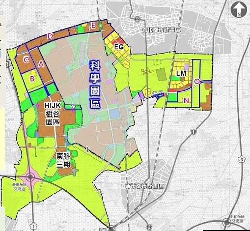 臺南打造南科區交通路網及生活圈。圖／台南市府提供