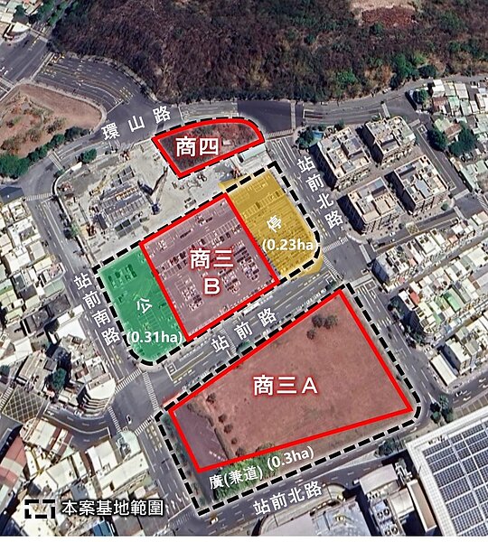 基地位置。圖／財政局提供