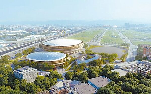 台中巨蛋25日第9次開標,僅麗明營造進場投標且經資格審查通過。圖為台中巨蛋模擬圖。(台中市府提供/林欣儀台中傳真)