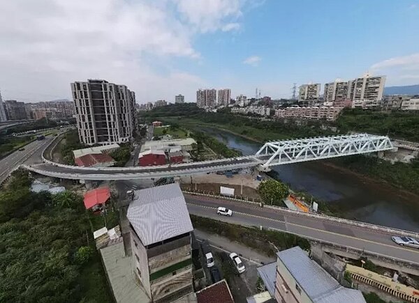 汐止康寧街增設國1南入匝道現況。圖/高公局提供