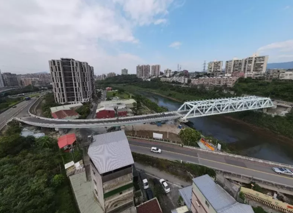 汐止康寧街增設國1南入匝道現況。圖／高公局提供