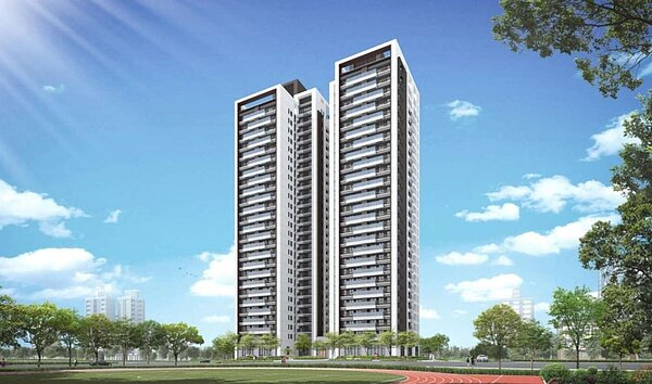 竹蓮公辦都更完工示意圖。圖/新竹市政府提供