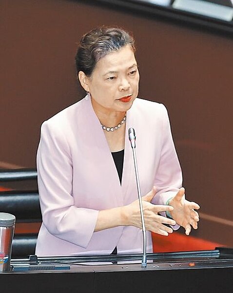 經濟部長王美花10月31日在立法院表示,ECFA相關量體占全球貿易總額約為3.7%。(姚志平攝)