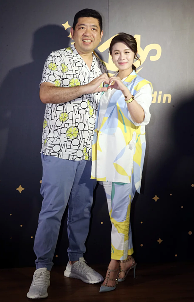 NONO(左)與朱海君結婚10年,因性騷陷危機。聯合報資料照片