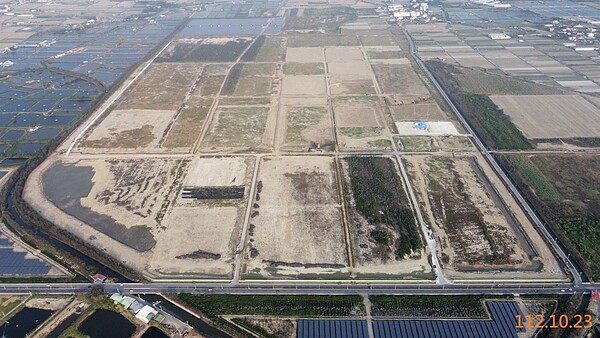 台南七股科技工業區開發計畫變更審議修正後通過，開發進度再往前推進。圖／台南市經發局提供