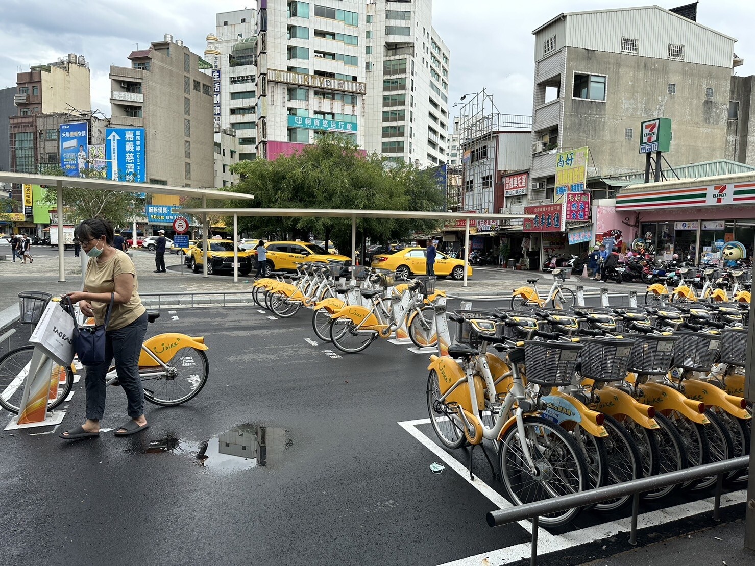 嘉義市微笑單車YouBike截至9月底，累計逾367萬人次使用。記者魯永明／攝影 