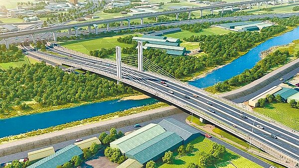 台中市市政路延伸第2標工程將打通安和路至環中路,預計明年1月動工,力拚2026年完工,未來打通後,可望改善台中工業區、中科園區交通壅塞狀況。(台中市建設局提供/張亦惠台中傳真)