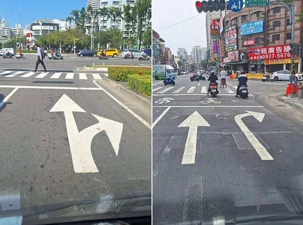 高雄市一名余姓男子在臉書社團貼出兩張合成照,詢問網友「有何不同?」引起網友蓋樓搶答。圖/余姓網友提供