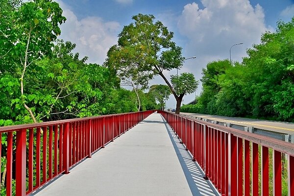 筏子溪水岸廊道南延至烏日。圖/台中市政府提供