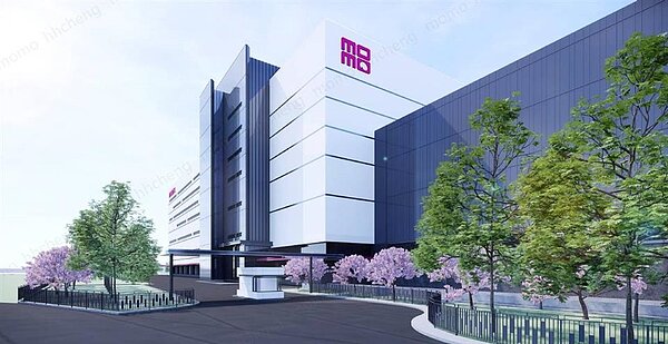 富邦momo中區物流中心模擬圖。圖/經濟暨綠能發展處提供