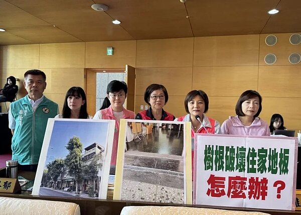 台中市老公寓電梯補助,從2017年推動至今只有1件成案,反觀台北有38件、新北有15件,市議員張芬郁要求都發局檢視補助辦法。圖/張芬郁提供