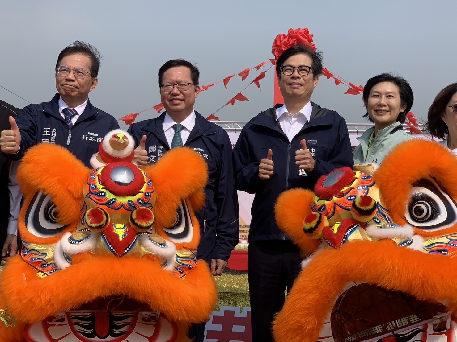 高雄捷運小港林園線今進行土建、機電與軌道工程的動土典禮。記者吳慧芬／攝影 