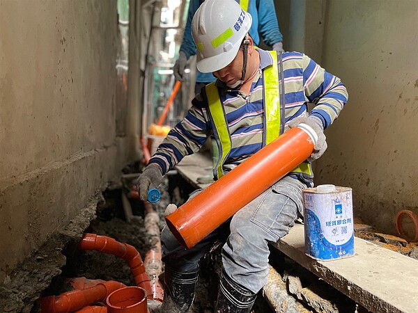 土城污水全面接管,預估115年接管率破82%。圖/新北市水利局提供
