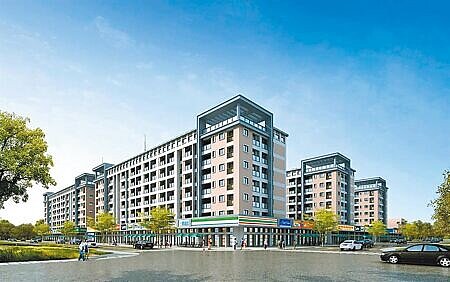 彰化縣政府2019年挑在彰化縣伸港鄉百甲重劃區的國宅用地，推動縣內首座青年住宅，占地2.12公頃，規畫建造地上9樓，地下1樓建物， 預計會有363戶。不過推動至今已經流標4次，引發藍綠議員炮轟。（本報資料照片）