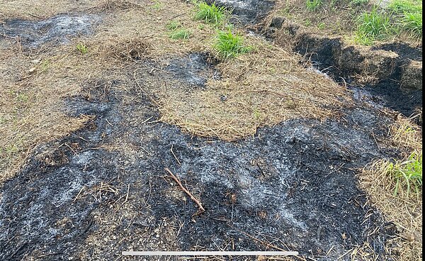 台中市環保局啟動無人機,查獲4件露天燃燒。圖/環保局提供