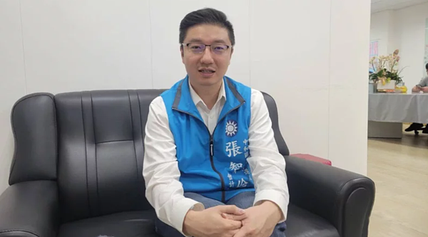 新北市第八選區(中和76里)國民黨立委參選人張智倫。記者江婉儀/攝影