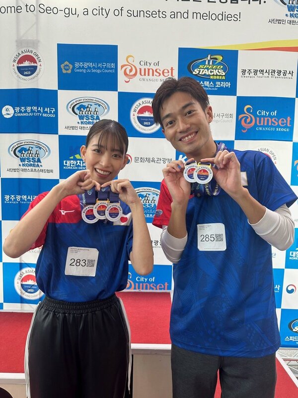 森川葵代表日本隊參加「2023競技疊杯亞洲錦標賽」